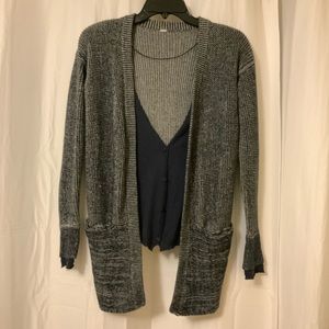 Lululemon open front knit sweater